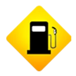 petrol station finder android application logo